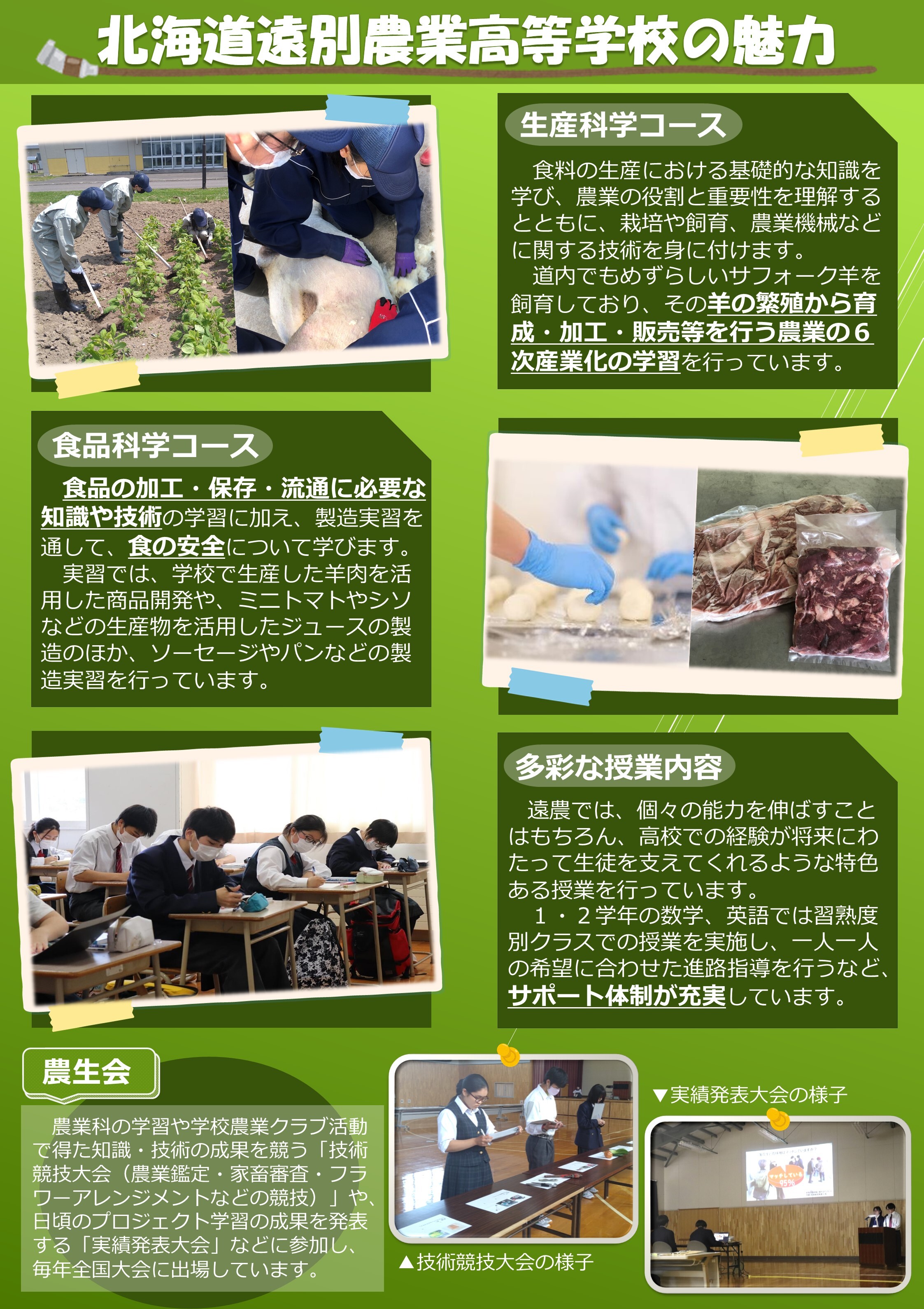 遠別農業高校紹介