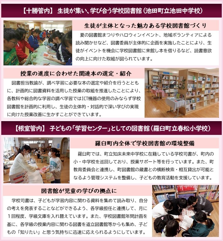 十勝管内及び根室管内の好事例