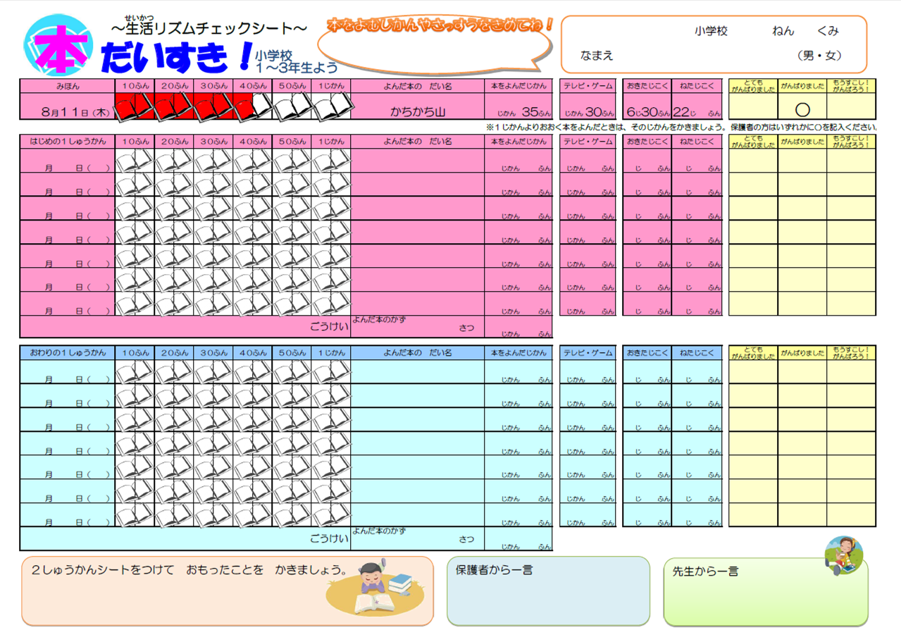 読書習慣編イメージ